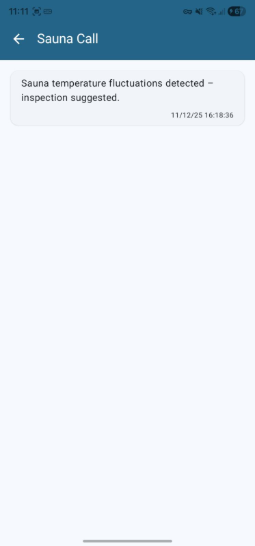 Alarm Details screen